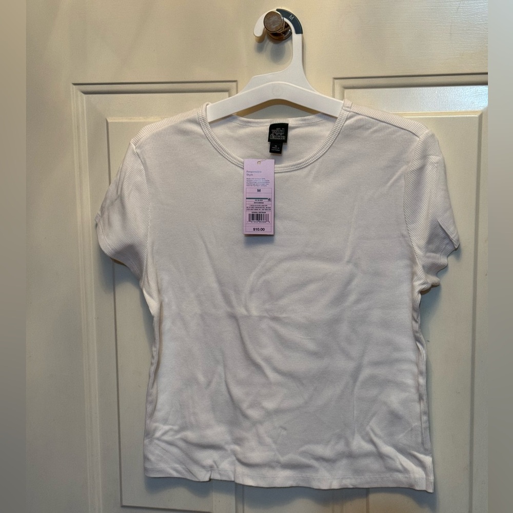 Wild Fable White Short Sleeve Tee